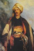 Robert Scott Lauder David Roberts dressed in oriental clothing oil painting